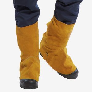 Guêtres de soudeur en cuir