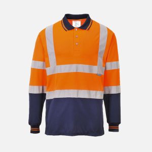 Polo bicolore manches longues Portwest S279