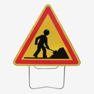 Panneau de chantier AK triangulaire